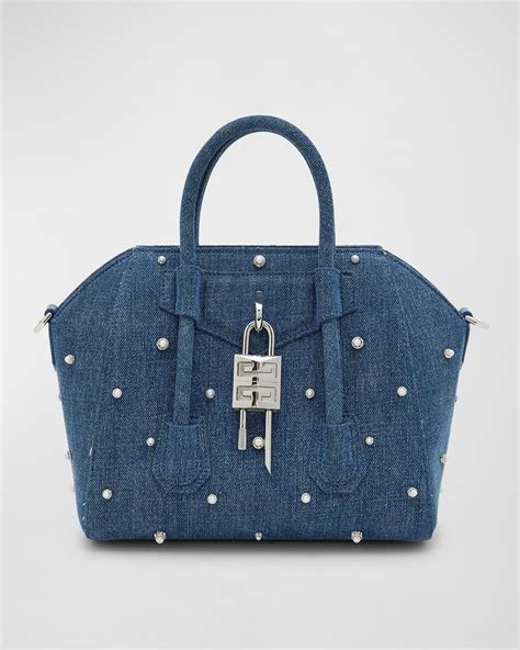 givenchy small antigona oxblood|mini antigona lock denim tote bag.